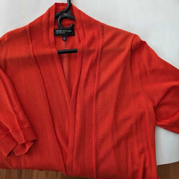 Jones New York Collection Short Sleeves Cardigan  - NWOT Size XL - Picture 1 of 6